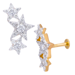 Brightening Galaxy Star Diamond Earrings