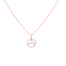  Fabulous Valentine Twin Heartin Diamond Necklaces
