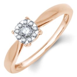 Sparkling Design Diamond Ring