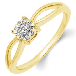 Fantastic Fabulous Floral Design Diamond Ring