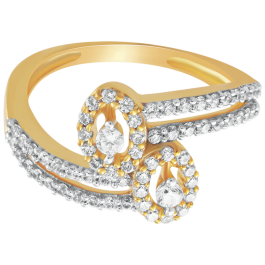 Luxurious Drop Shaped Diamond Rings