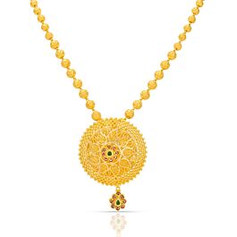 Beads Heaven Chakra Design Gold Necklaces
