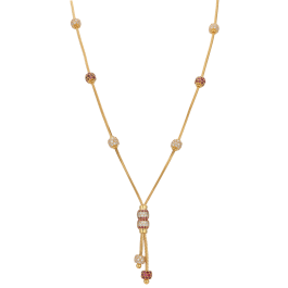 Pretty Ball Beads Gold Necklaces
