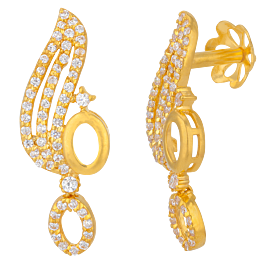 Stunning Fancy Gold Earrings