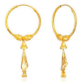 Stunning Stylish Design Gold Earrings