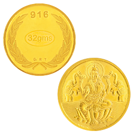 22KT Gold  32 Grams Lakshmi Coin | 26E287803 