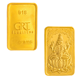 22KT Gold  5 Grams Lakshmi Bar 26D914248