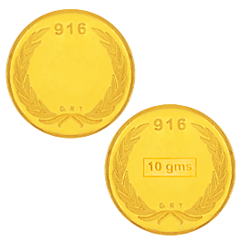 22KT Gold  10 Grams Leaf Coin | 26E128204 